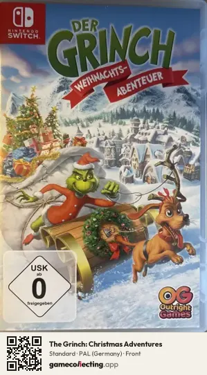 The Grinch: Christmas Adventures Nintendo Switch, Germany box front
