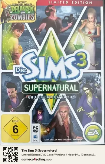 The Sims 3: Supernatural Computer, Germany box front
