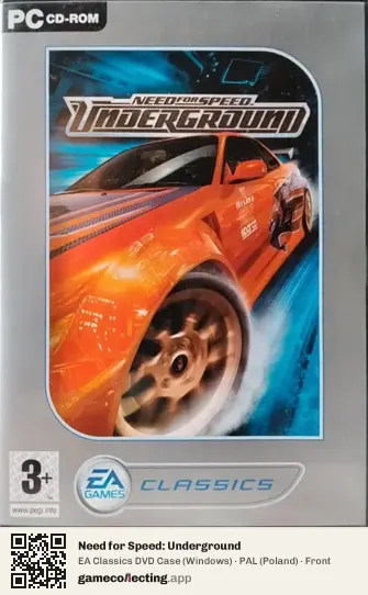 Need for Speed: Underground Computer, Poland box front