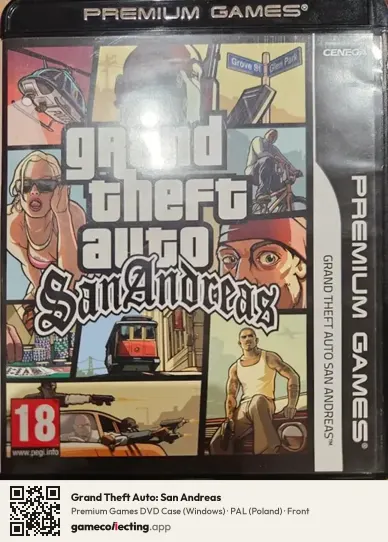 Grand Theft Auto: San Andreas Computer, Poland box front