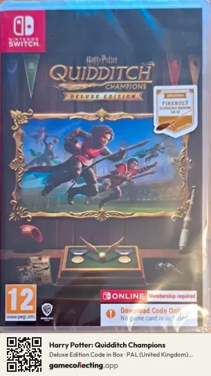 Harry Potter: Quidditch Champions Nintendo Switch, United Kingdom box front