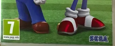 Mario & Sonic at the Olympic Games Tokyo 2020, the PEGI square on its front