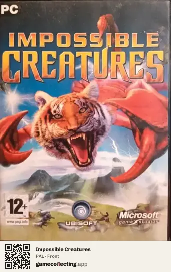 Impossible Creatures Computer, PAL box front