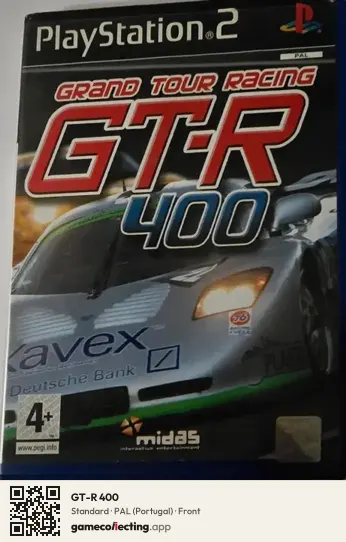 GT-R 400 PlayStation 2, Portugal box front