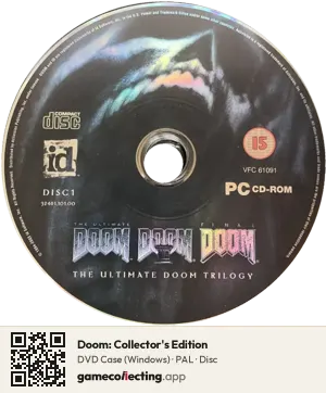 Doom: Collector's Edition Computer, PAL disc