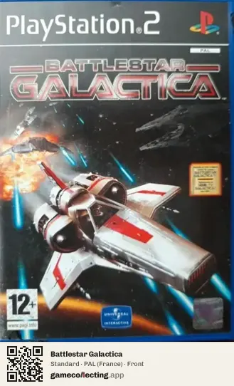 Battlestar Galactica PlayStation 2, France box front