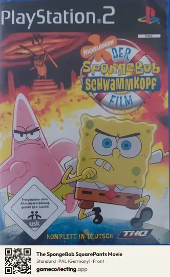 The SpongeBob SquarePants Movie PlayStation 2, Germany box front