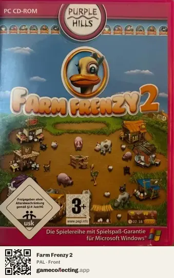 Farm Frenzy 2 Computer, PAL box front