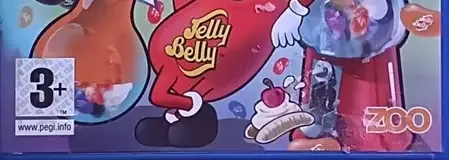 Jelly Belly: Ballistic Beans!, the PEGI square on its front