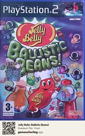 Jelly Belly: Ballistic Beans! PlayStation 2, PAL box front