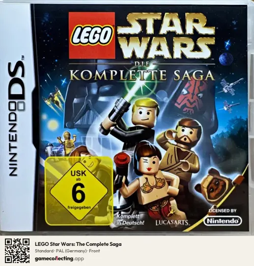 LEGO Star Wars: The Complete Saga Nintendo DS, Germany box front
