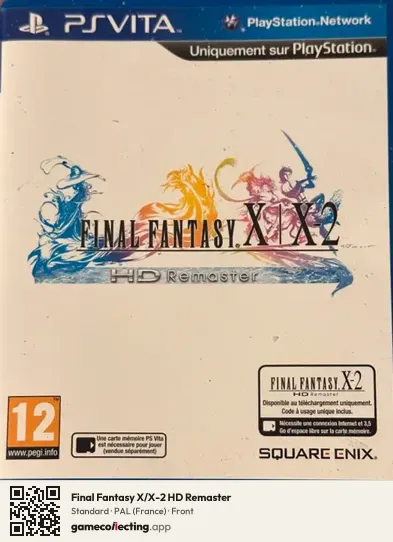 Final Fantasy X/X-2 HD Remaster PlayStation Vita, France box front