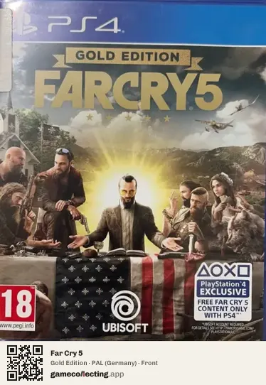 Far Cry 5 PlayStation 4, Germany box front