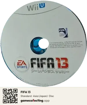 FIFA 13 Nintendo Wii U, Asia disc