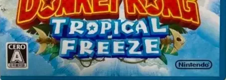 Donkey Kong Country: Tropical Freeze, the CERO letter on its front