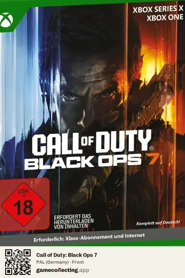 Call of Duty: Black Ops 7 Xbox Series X, Germany box front