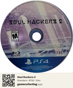 Soul Hackers 2 PlayStation 4, NTSC disc