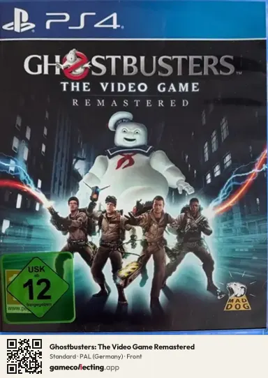 Ghostbusters: The Video Game Remastered PlayStation 4, Germany box front