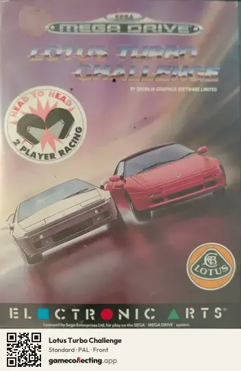 Lotus Turbo Challenge Sega Mega Drive / Genesis, PAL box front