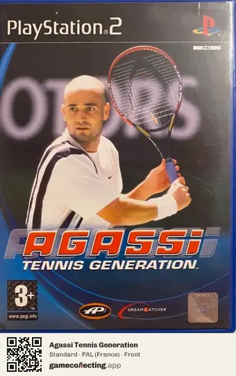 Agassi Tennis Generation PlayStation 2, France box front