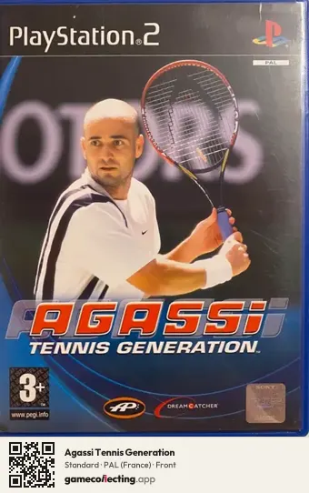 Agassi Tennis Generation PlayStation 2, France box front