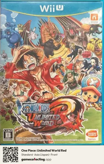 One Piece: Unlimited World Red Nintendo Wii U, Asia box front