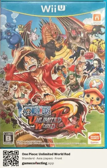 One Piece: Unlimited World Red Nintendo Wii U, Asia box front