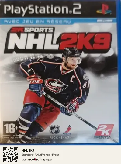 NHL 2K9 PlayStation 2, France box front