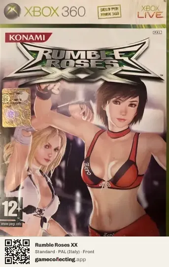 Rumble Roses XX Xbox 360, Italy box front