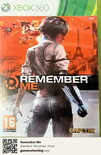 Remember Me Xbox 360, Italy box front