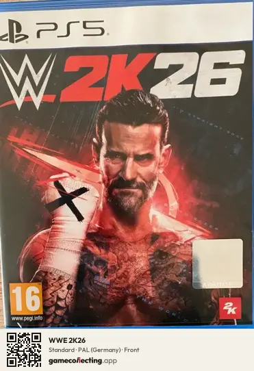 WWE 2K26 PlayStation 5, Germany box front