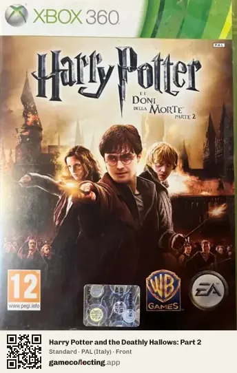 Harry Potter and the Deathly Hallows: Part 2 Xbox 360, Italy box front