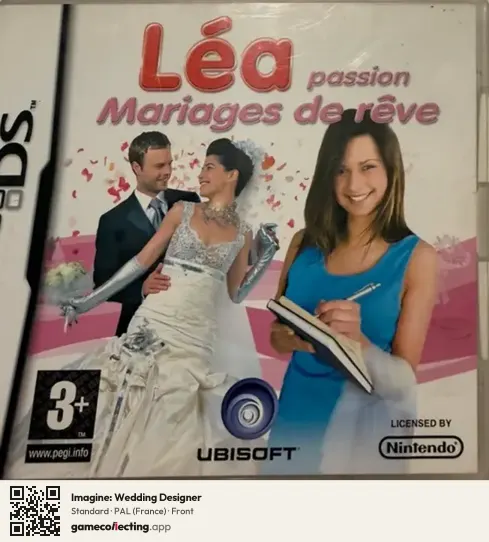 Imagine: Wedding Designer Nintendo DS, France box front