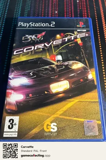 Corvette PlayStation 2, PAL box front