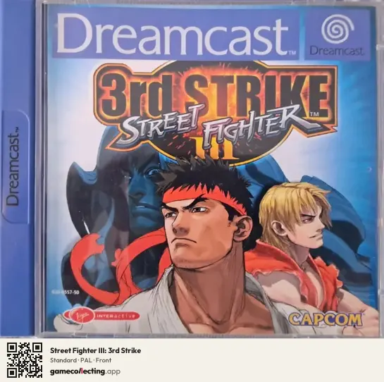 Street Fighter III: 3rd Strike Sega Dreamcast, PAL box front