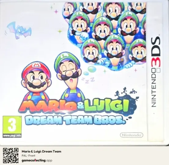 Mario & Luigi: Dream Team Nintendo 3DS, PAL box front