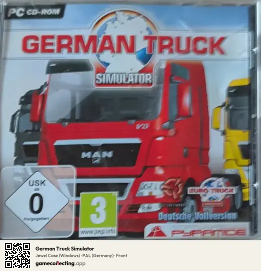 German Truck Simulator Computer, Germany box front