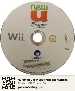 My Fitness Coach 2: Exercise and Nutrition Nintendo Wii, PAL disc