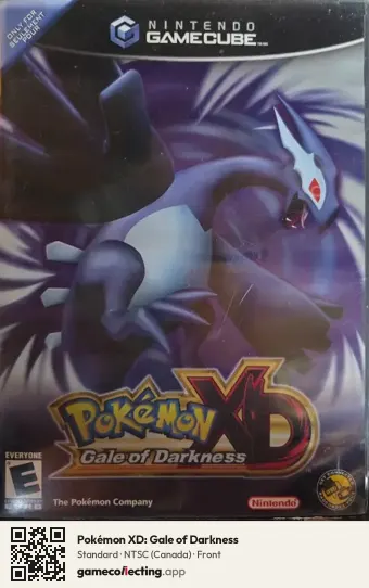 Pokémon XD: Gale of Darkness Nintendo GameCube, Canada box front
