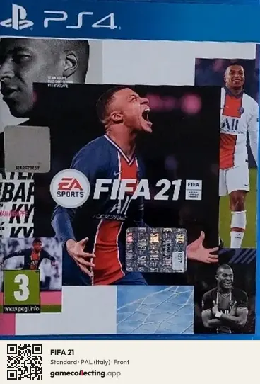 FIFA 21 PlayStation 4, Italy box front