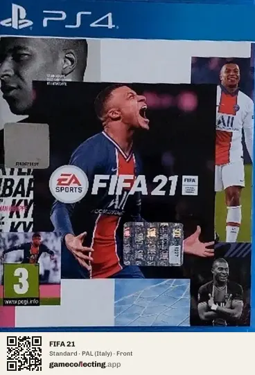FIFA 21 PlayStation 4, Italy box front