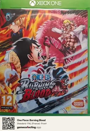 One Piece: Burning Blood Xbox One, France box front