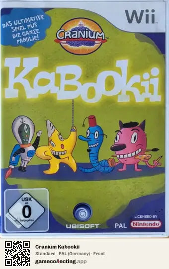 Cranium Kabookii Nintendo Wii, Germany box front