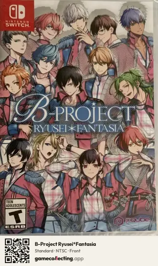 B-Project Ryusei*Fantasia Nintendo Switch, NTSC box front