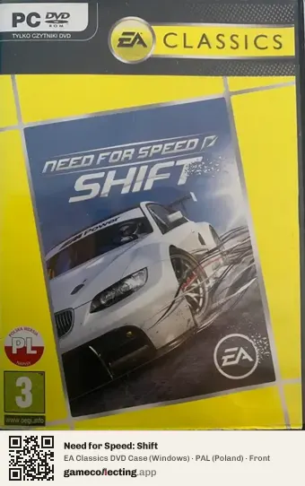 Need for Speed: Shift Computer, Poland box front