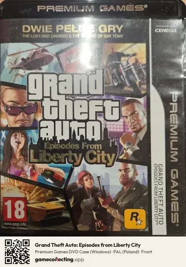 Grand Theft Auto: Episodes from Liberty City Computer, Poland box front