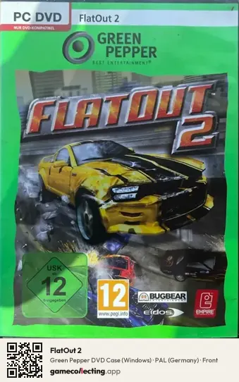 FlatOut 2 Computer, Germany box front