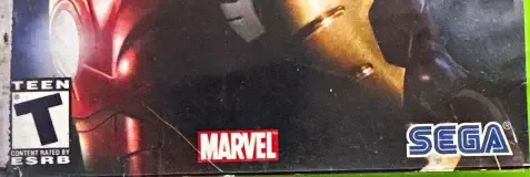 Iron Man, the ESRB box on its front