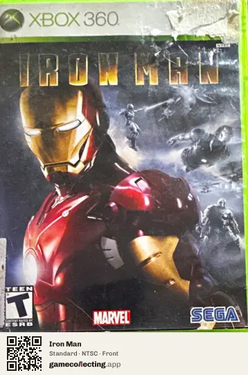 Iron Man Xbox 360, NTSC box front