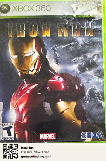 Iron Man Xbox 360, NTSC box front